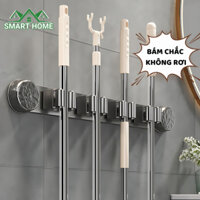 Móc treo chổi Móc treo cây lau nhà Giá kẹp cây lau nhà kẹp chổi nhà tắm hút chân không Smart Home - MTC02