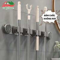 Móc treo chổi Móc treo cây lau nhà Giá kẹp cây lau nhà kẹp chổi nhà tắm hút chân không Daily Home - MTC02