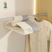 Móc Treo Cổ Ngắn Chống Trơn Trượt Móc Treo Nhựa Giá Để Đồ Thích Hợp Cho 10 Bộ