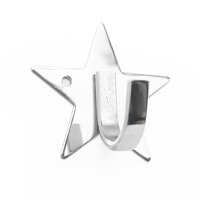 Móc treo đa năng  treo đồ gắn tường Inox - Sao