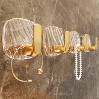 Móc Treo Đồ Gắn Tường Bằng acrylic Không Cần Khoan Tiện Dụng