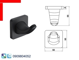 Móc treo đồ Hafele 580.41.500