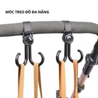 Móc treo đồ xe điện xoay 360 độ, móc treo xe đạp xe máy xe đẩy đa năng