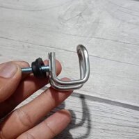 Móc treo đồ xe máy inox kiểu chữ U tặng kèm ốc