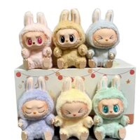 Móc treo Labubu Macaron balo túi xách cặp phụ kiện, hộp mù labubu đáng yêu trang trí phụ kiện cho bé