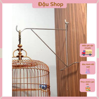 Móc treo lồng chim 30cm gắn tường làm bằng inox combo 10 chiếc (tặng kèm vít nở)