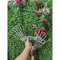 Móc treo lồng chim inox combo 5 chiếc dài 40cm dầy 6li kiểu dáng mới inox sáng bóng