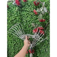 Móc treo lồng chim inox combo 5 chiếc dài 40cm dầy 6li kiểu dáng mới inox sáng bóng