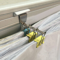 Móc treo màn hình bàn văn phòng, kẹp khe treo, ngăn dài, ngăn đựng hồ sơ, ngăn chia biên lai, bảng phân vùng