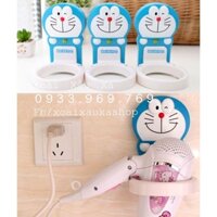 móc treo máy sấy, khăn... dính tường hoạt hình đoraemon, kitty tiện lợi trang trí nhà tắm đẹp