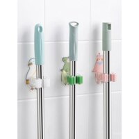 Móc treo nhà tắm dễ thương, giá đỡ cây lau nhà hoạt hình, dụng cụ sửa chữa nhà tắm, móc dính, giá treo, vật dụng lưu trữ