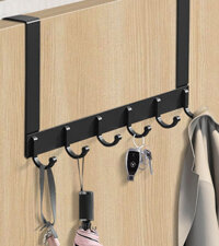 Móc treo phía sau cửa quần áo treo phòng ngủ doo r không đục lỗ không đánh dấu để bảo quản quần áo móc treo quần áo và mũ móc