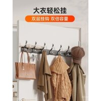 Móc treo quần áo gắn tường không cần khoan, móc treo áo choàng ở lối vào, nhà bếp, chịu lực cao
