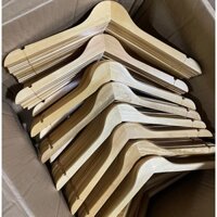 móc treo quần áo gỗ không thanh ngang - móc treo quần áo gỗ