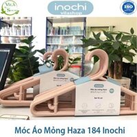 Móc Treo Quần Áo, Móc Quần Áo Mỏng Hara 184, Bộ Sưu Tập Móc Quần Áo Người Lớn Nhựa Cao Cấp Inochi - HỒNG NHẠT