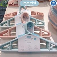 Móc Treo Quần Áo, Móc Quần Áo Mỏng Hara 184, Bộ Sưu Tập Móc Quần Áo Người Lớn Nhựa Cao Cấp Inochi - XANH BẠC HÀ