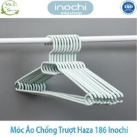 Móc Treo Quần Áo, Móc Treo Đa Năng Hara, Bộ Sưu Tập Móc Quần Áo Người Lớn Nhựa Cao Cấp Inochi - SET 10 MÓC 186
