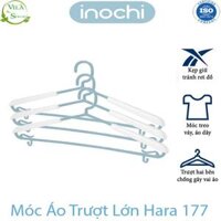 Móc Treo Quần Áo, Móc Treo Đa Năng Hara, Bộ Sưu Tập Móc Quần Áo Người Lớn Nhựa Cao Cấp Inochi - SET 5 MÓC TRƯỢT 177