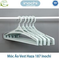 Móc Treo Quần Áo, Móc Treo Đa Năng Hara, Bộ Sưu Tập Móc Quần Áo Người Lớn Nhựa Cao Cấp Inochi - SET 5 MÓC VEST 187