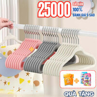 Móc treo quần áo nam nữ bọc nhung siêu mỏng chống trượt tiện dụng, có thể xoay 360 LUXHOME