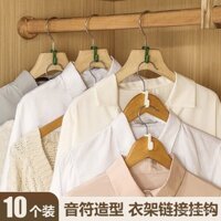 Móc treo quần áo nhiều lớp, móc liên kết, tiết kiệm tủ quần áo, móc khóa, móc treo ký túc xá trường học