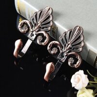 Móc treo rèm bằng hợp kim kẽm phong cách châu Âu Baoze, móc treo rèm, móc buộc bóng, móc áo, phụ kiện rèm