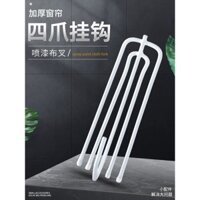 Móc treo rèm, móc Bốn móng inox, Móc S, phụ kiện vải rèm, phụ kiện, dây đai vải, móc khóa, móc vòng
