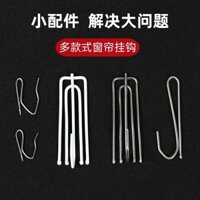 Móc treo rèm, móc Bốn móng inox, Móc S, phụ kiện vải rèm, phụ kiện, dây đai vải, móc khóa, móc vòng