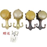 Móc treo rèm, móc treo tường, phụ kiện buộc bóng treo, trang trí rèm, móc áo, cặp đơn giản hiện đại giả ngọc