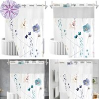 Móc treo rèm tắm miễn phí Rèm phòng tắm chống thấm nước có lớp lót Snap-in Rèm tắm có thể giặt được 71x 74 inch SHOPQJC0507