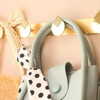 Móc treo túi xách đồng thau kiểu tròn độc đáo AS4011