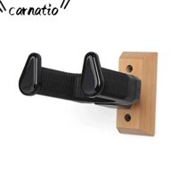 Móc treo tường đàn Guitar CARNATIO, Phụ kiện nhạc cụ Móc treo tường đàn Guitar cơ sở Beech, Chất lượng cao Dễ dàng cài đặt Giá lưu trữ đàn Mandolin khóa tự động