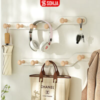 Móc treo tường decor phòng khách phòng ngủ móc treo túi xách, chìa khoá, quần áo thương hiệu SOHJA - GM180