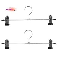Móc treo váy có kẹp 20 gói Móc treo kẹp quần kim loại để tiết kiệm không gian, Móc treo chống gỉ siêu mỏng cho váy, quần, Slack, quần jean, v.v.