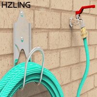 Móc treo vòi HZLING, Giá treo tường Giá đỡ vòi vườn, Cuộn ống nước bền 1 chiếc