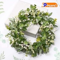 Móc treo vòng hoa bạch đàn xanh nhân tạo cho lễ hội mùa xuân Cafe Patio