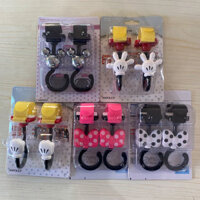 Móc treo xe đẩy em bé Mickey hoạt hình xoay 360 độ, xe điện, móc Mickey loại phổ thông [djy]