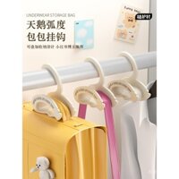 Móc túi lưu trữ tủ quần áo, hiện vật không dấu vết, giá treo túi, giá treo khăn quàng cổ, giá treo áo khoác có thể xếp chồng lên nhau