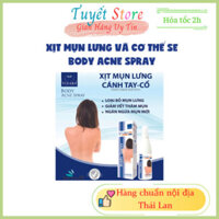 Mộc Xịt mụn lưng SE Vitara - Body Acne Spray giúp làm chủ nhờn mụn vóc dáng Xứ sở nụ cười Thái Lan 50ml