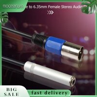 [Mocean.vn] Dây chuyển đổi cáp âm thanh Jack âm thanh nổi XLR 3Pin 0,3m XLR sang 6,35mm XLR