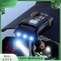 [Mocean.vn] Đèn pin siêu sáng LED COB + SMD Đèn kẹp mũ có thể xoay được để chạy ban đêm