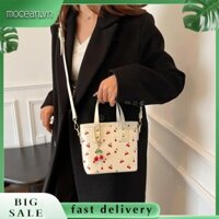 [Mocean.vn] Túi đeo vai nữ PU Cherry Túi đeo chéo cỡ lớn sành điệu Túi xách Tote sang trọng