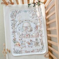 MOCHEE - Lót Thay Bỉm Cotton Hoạ Tiết Cổ Tích (50x70cm)