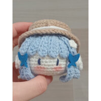Mochi AYAKA - tiểu thư gia tộc kamisato, Bạch Hạc Sương Hoa [ Ghenshin Impac ]