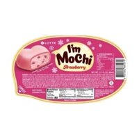 Mochi Nhân Kem Vị Dâu, I`m Mochi, Mochi Ice Cream, Strawberry, 2 Cái (80g) - LOTTE