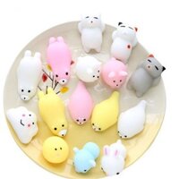 Mochi, Squishy thú dẻo dễ thương, combo 20 con không trùng, hàng nhập y hình 100%  bán nghỉ ALL IN ONE