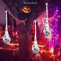 Mocho 3 Nhện Web Trứng Treo Trang Trí, Đèn Led Thực Tế Halloween Dạ Quang Trứng Nhện, Ngộ nghĩnh Phát Sáng Đáng Sợ Trứng Nhện Sắc Trang Trí Trần Nhà