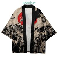 Mocho Phong Cách Nhật Bản Kimono, Rồng In Anime Cosplay Samurai Kimono, Mới Trưởng Thành Nam Nữ Rời Truyền Thống Kimono Áo Khoác