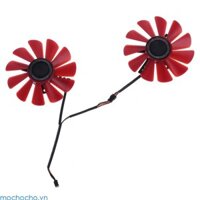Mochocho 2 Chiếc 85 Mm RX-570-RS RX-580-RS FD10U12S9-C Quạt Cho XFX RX470 RX570 RS RX580 RS Card Đồ Họa Video Làm Mát Repla
