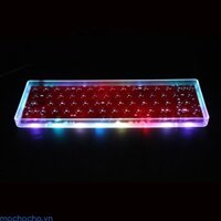 Mochocho Bàn Phím Mini Trong Suốt GH60 Nhựa Cho Ốp Lưng Cho Bàn Phím Chơi Game Cơ 60% Com
